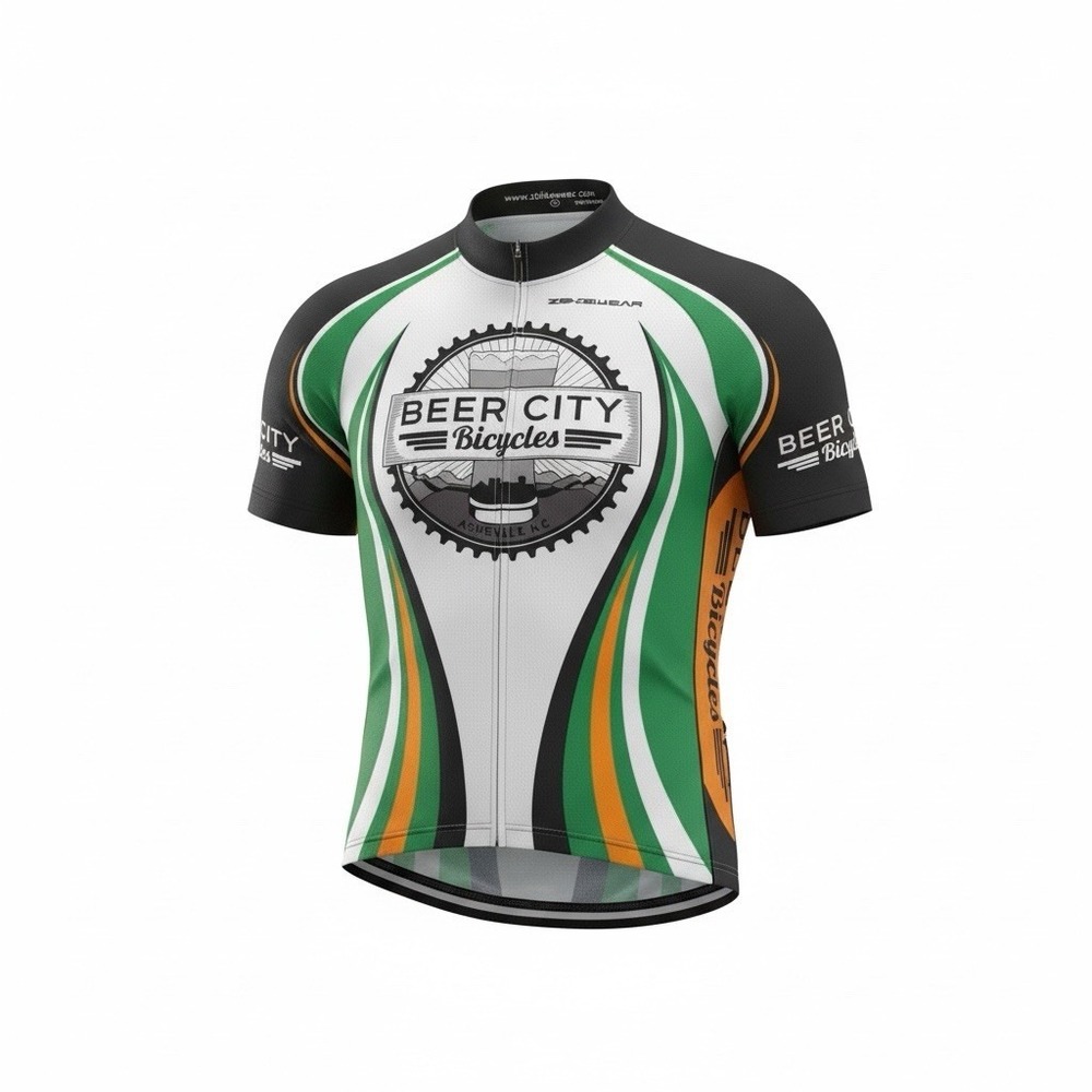 Zbikewear "Beer City Bicycles" Cycling Jersey Multicolor Size XL